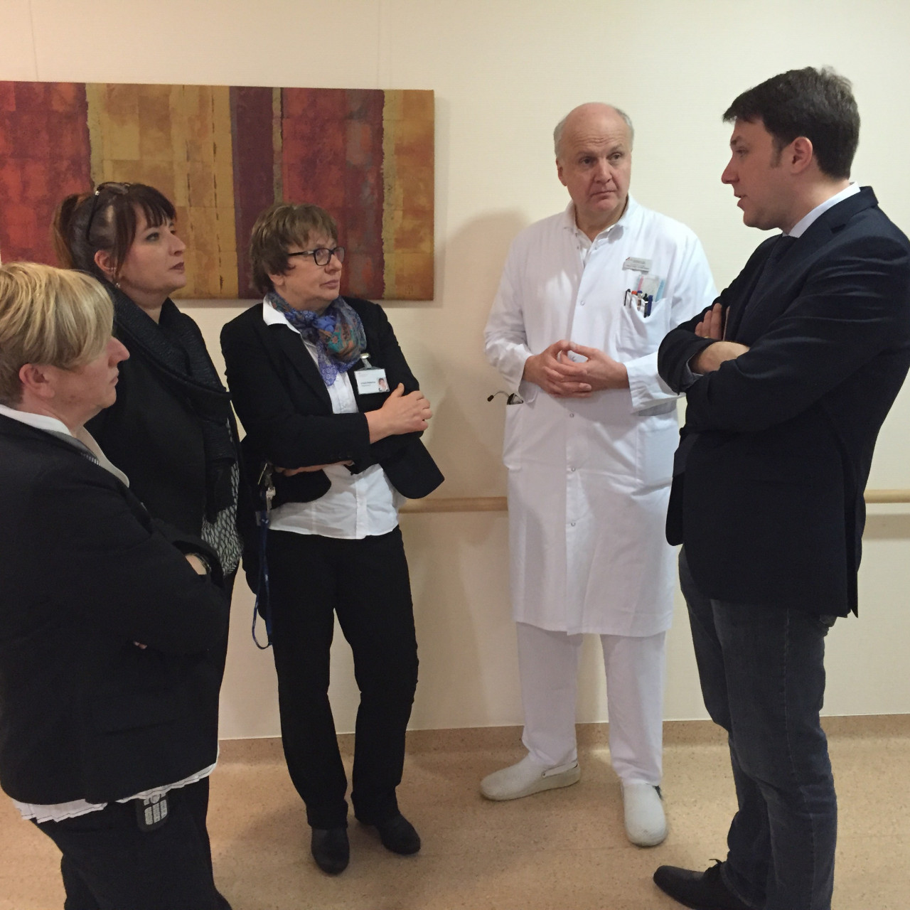Markus Tressel zu Gast im CaritasKlinikum St. Josef in Dudweiler Markus Tressel zu Gast im CaritasKlinikum St. Josef in Dudweiler