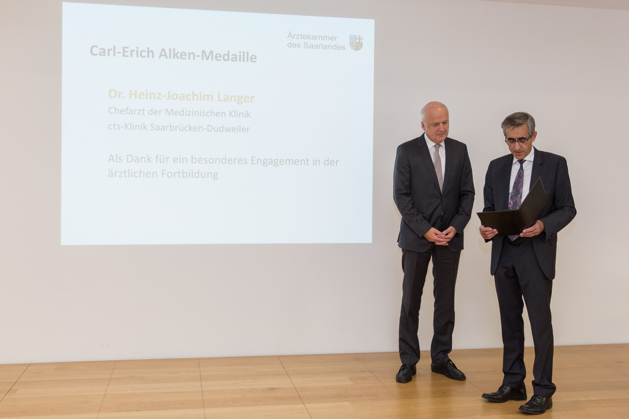 Langer - Carl-Erich Alken-Medaille