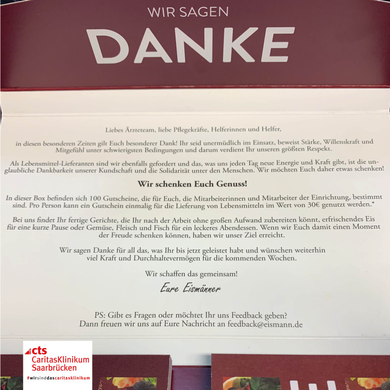 Herzlichen Dank für die Spenden!