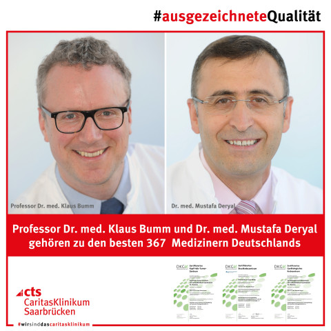 Foto von Professor Bumm und Dr. Deryal